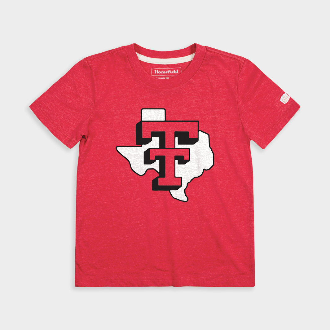 Texas Tech Double T Youth Tee