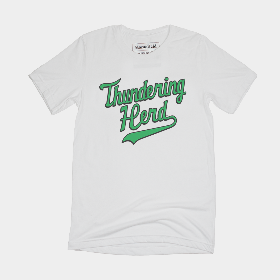 Roaring Thundering Herd Script Tee