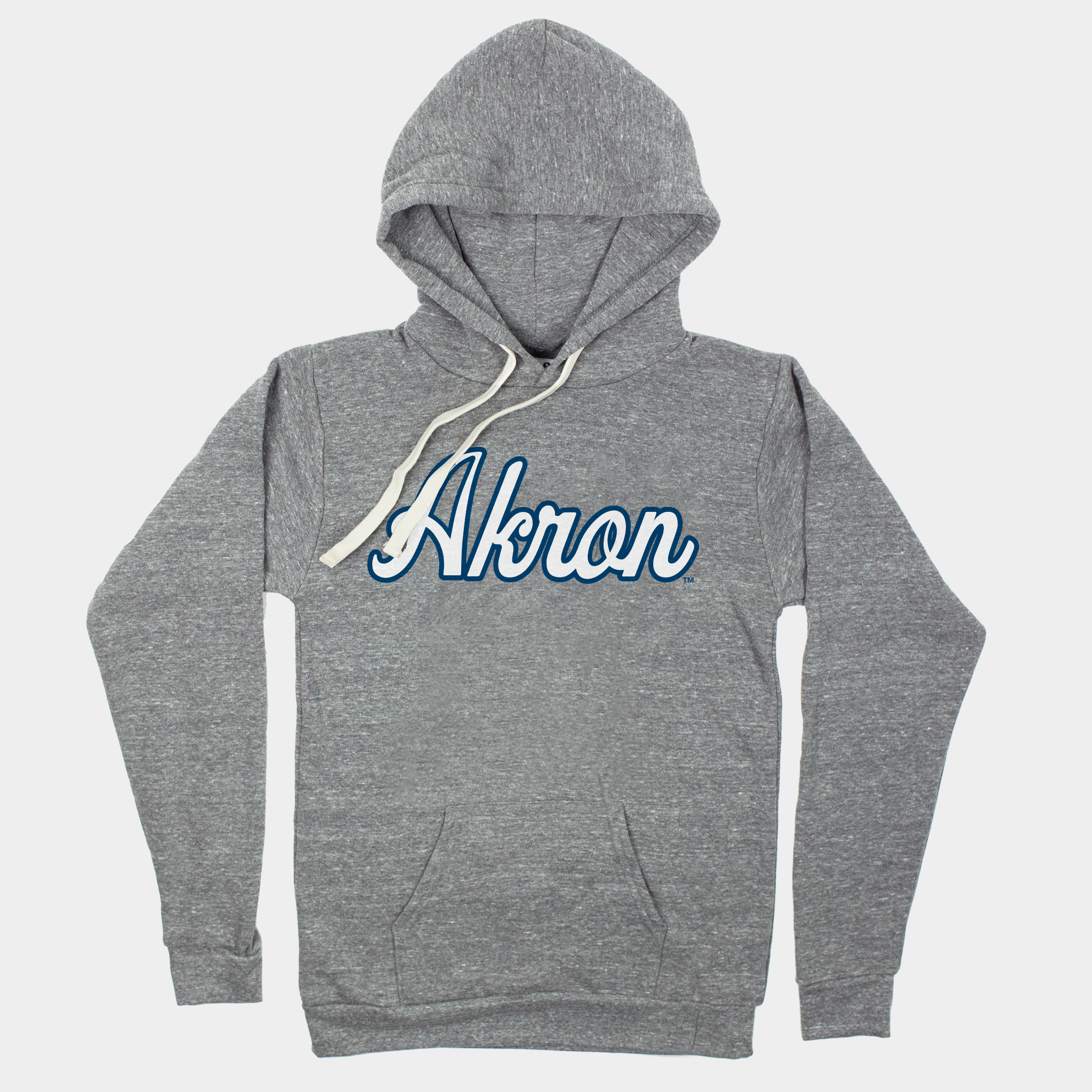 Akron University's Timeless Triblend Script Hoodie