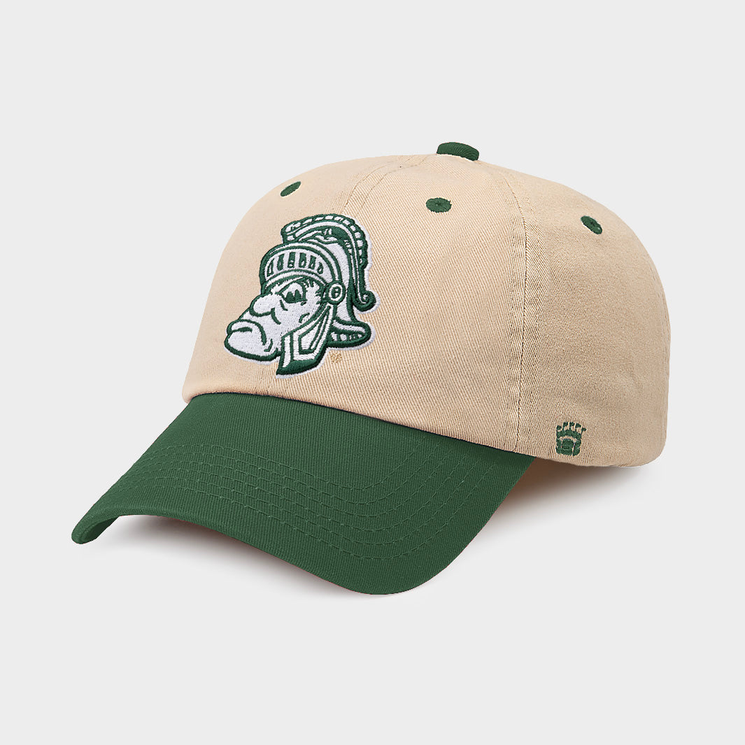Show Your Spartan Pride with the Michigan State Spartans Retro Two-Tone Dad Hat