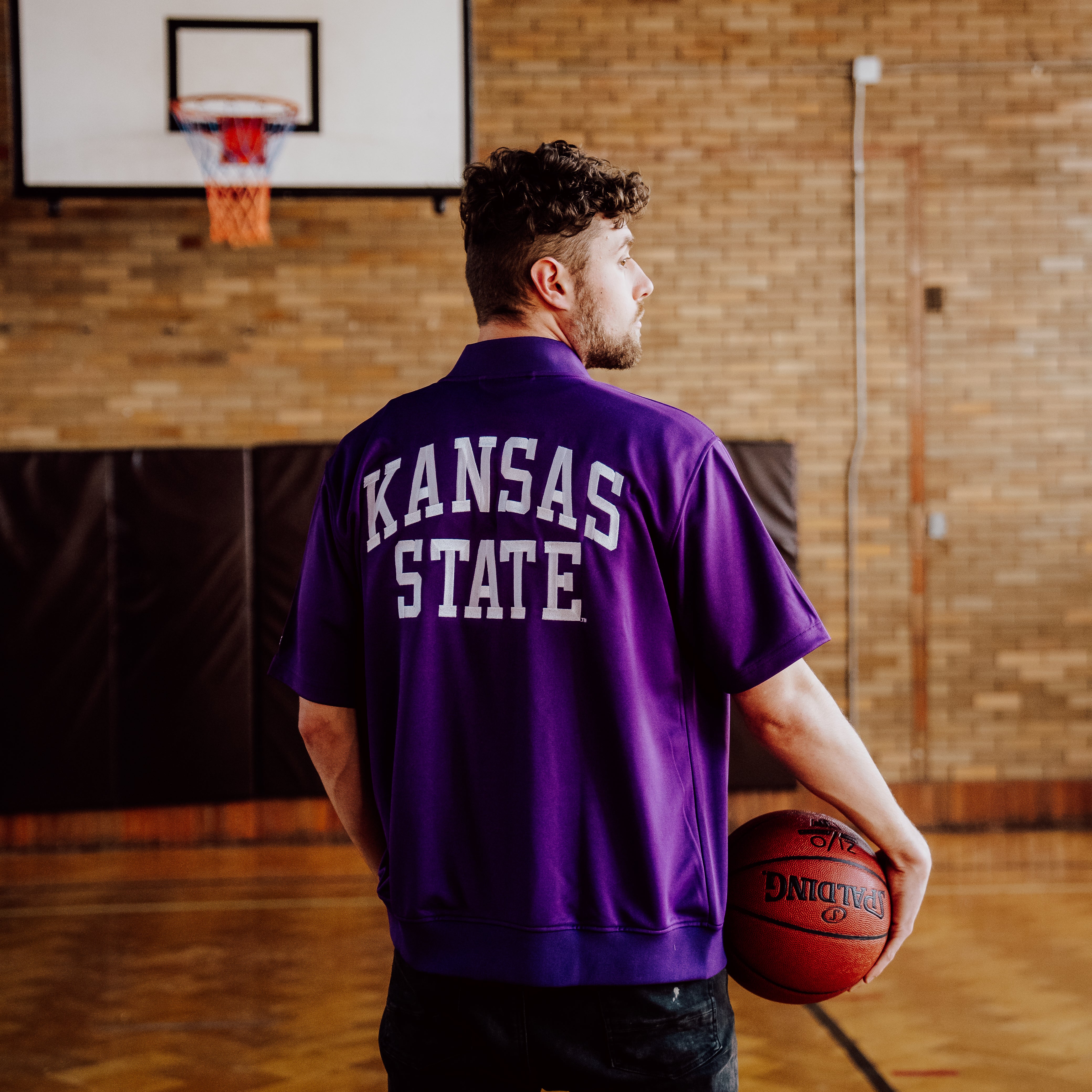 Relive the Glory: K-State Wildcats Vintage Basketball Shooting Shirt