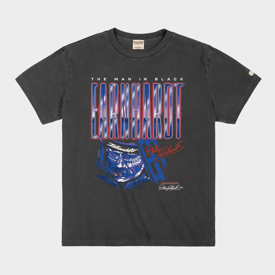 The Legendary Dale Earnhardt Man In Black Heavyweight Tee