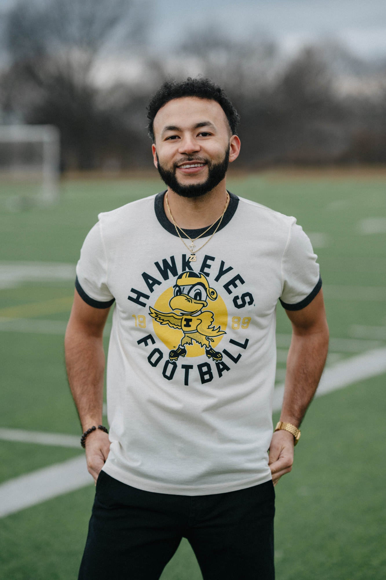 Show Your Iowa Football Pride with the Herky Ringer Tee