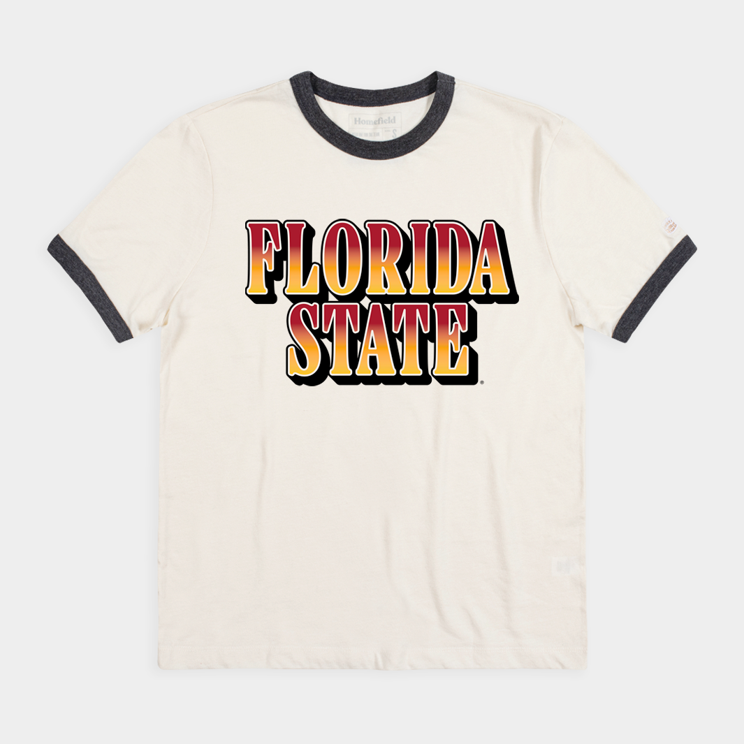 Revive the 80s: Florida State Ringer Tee