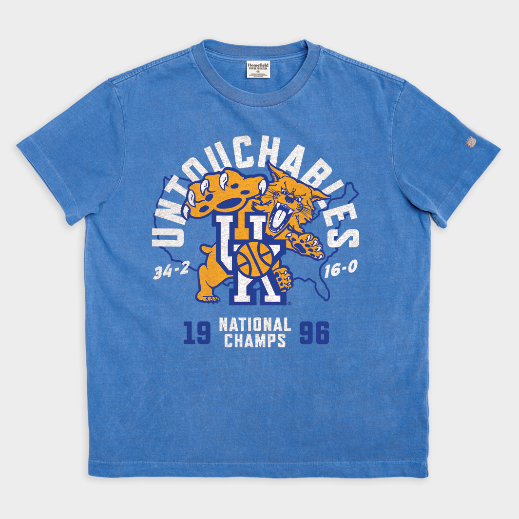 Kentucky Untouchables Champs Vintage Heavyweight Tee - Celebrate the Champions