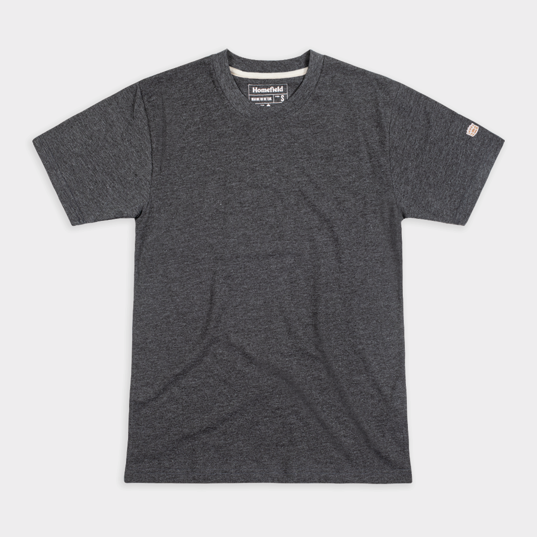 Essential Heather Charcoal Tee