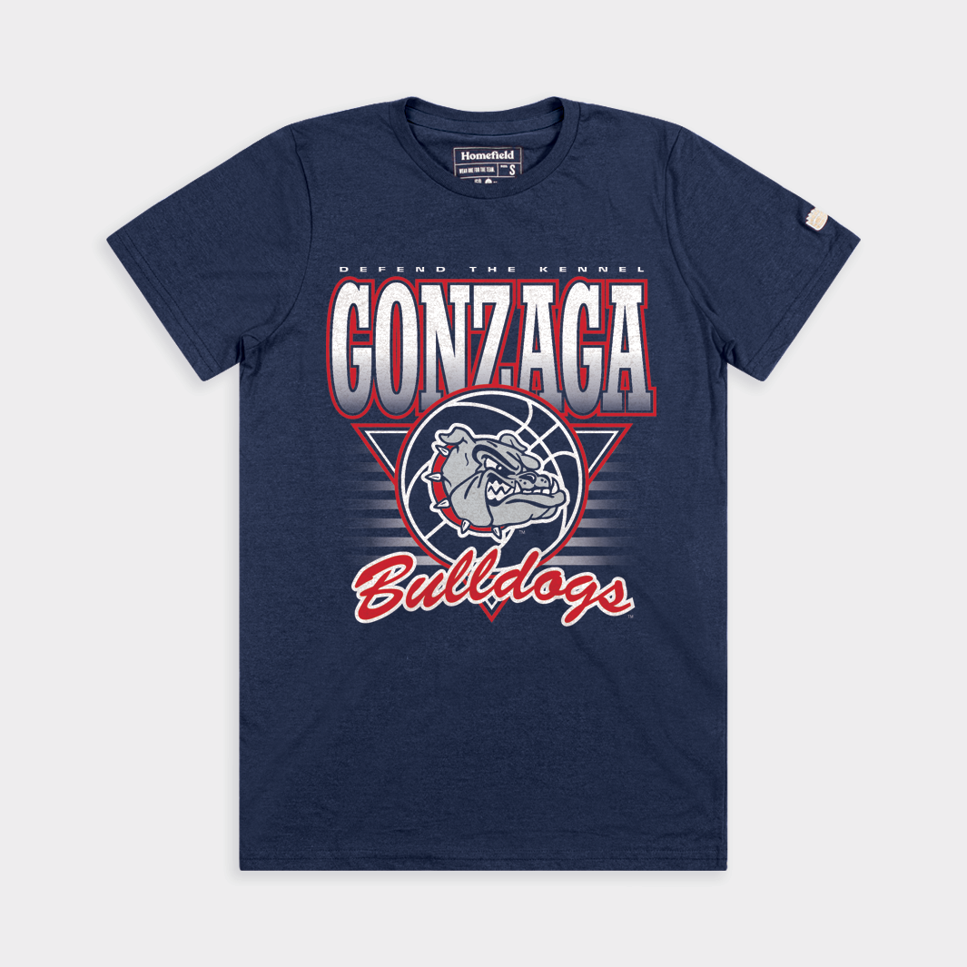 Gonzaga Bulldogs 'Defend The Kennel' Retro Power Tee