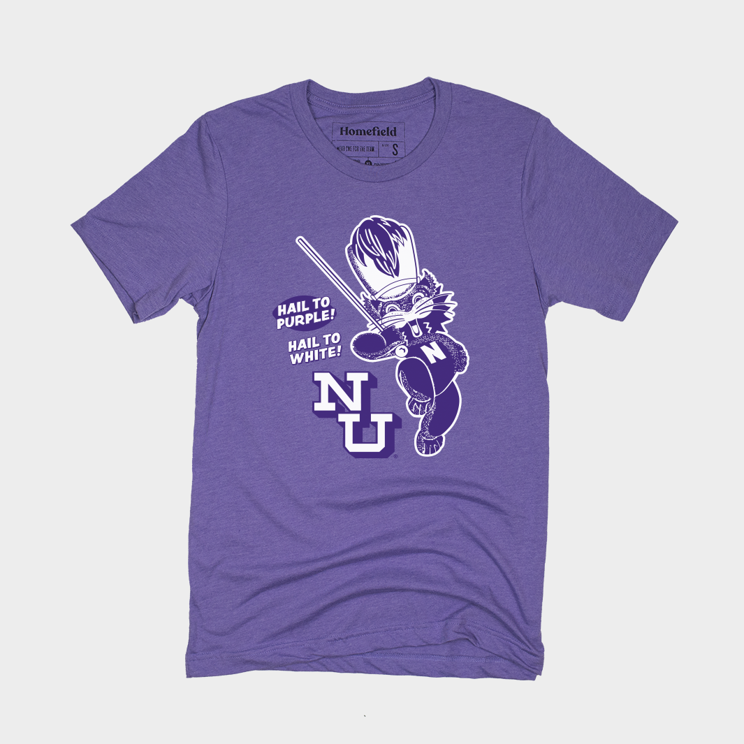 Show Your Pride with Northwestern Wildcats Vintage Band Tee