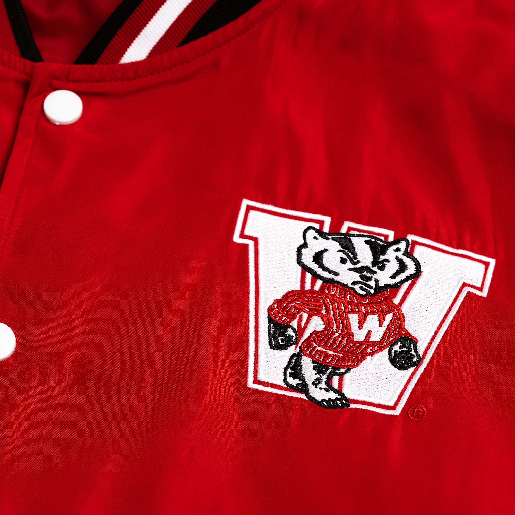 Wisconsin Badgers Timeless Script Bomber Jacket - A Must-Have for Fans!