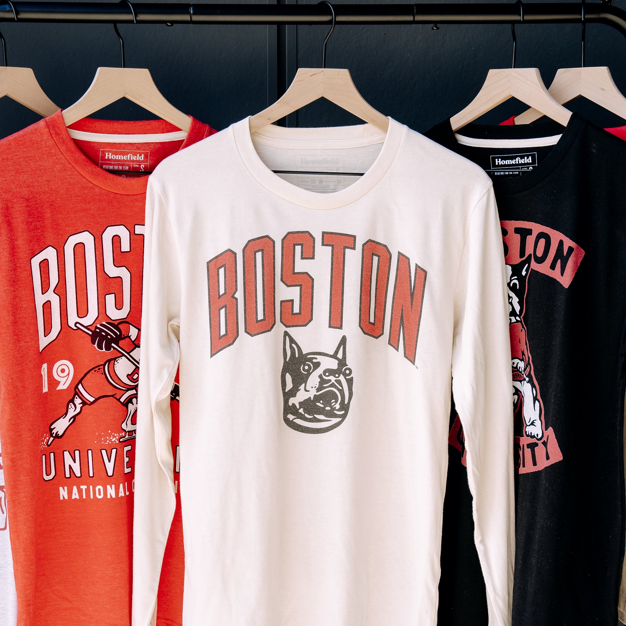 BU Terriers' Timeless Long Sleeve Hockey Jersey