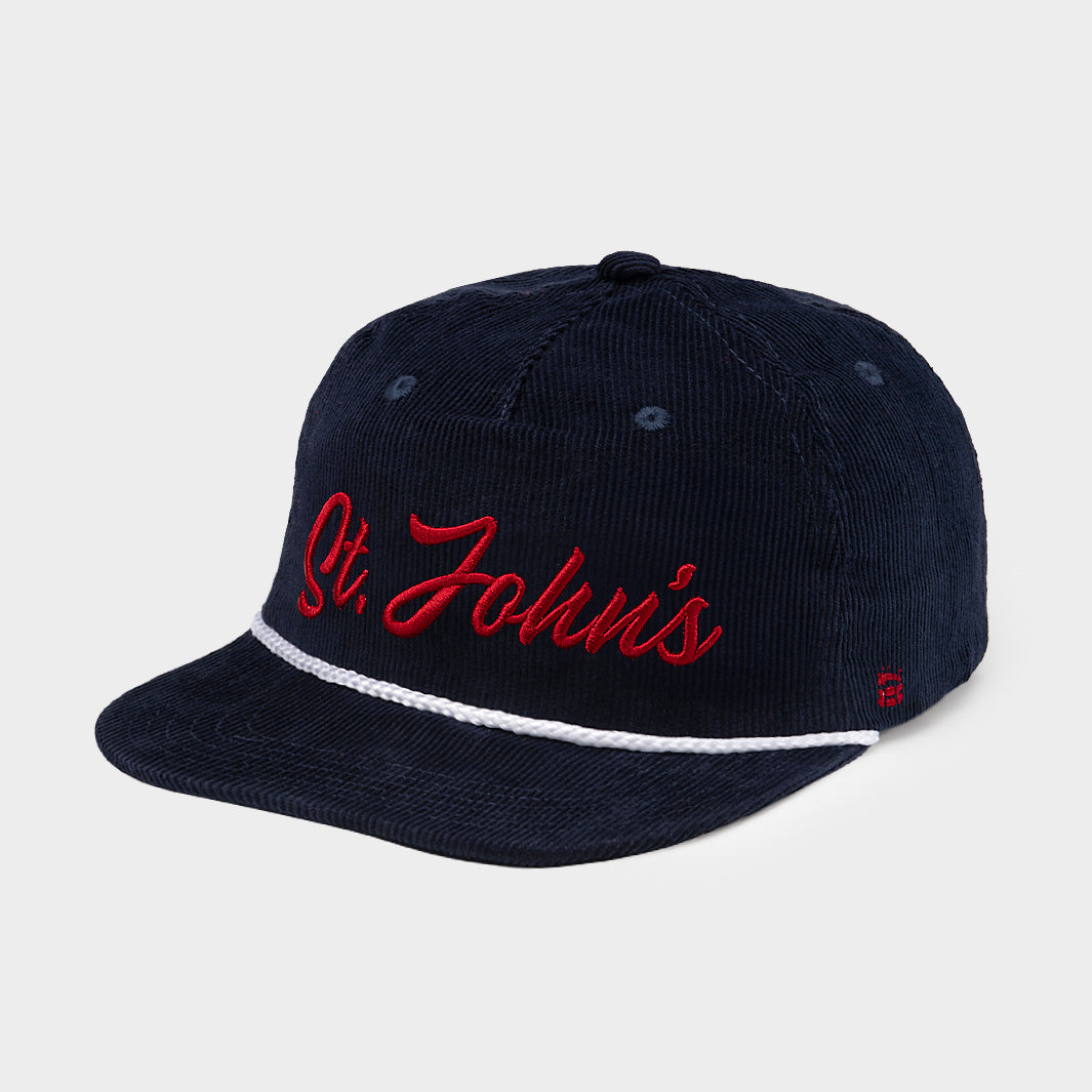 St. John's Red Storm Vintage-Inspired Corduroy Cap