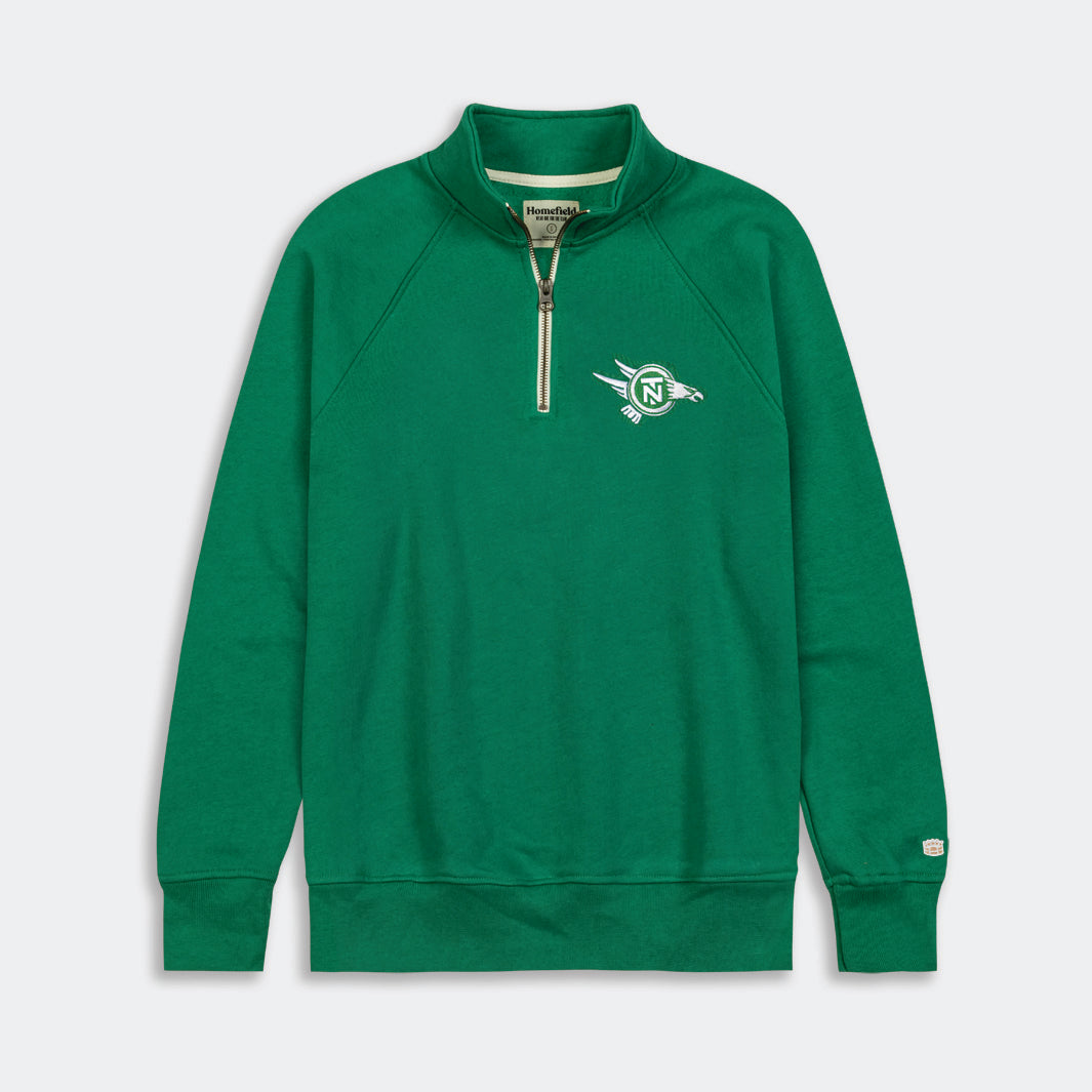 North Texas Mean Green Retro Zip-Up Hoodie