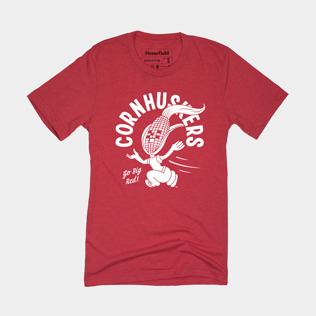 Rediscover the Enchanting 1950s Cornhuskers Mascot Tee