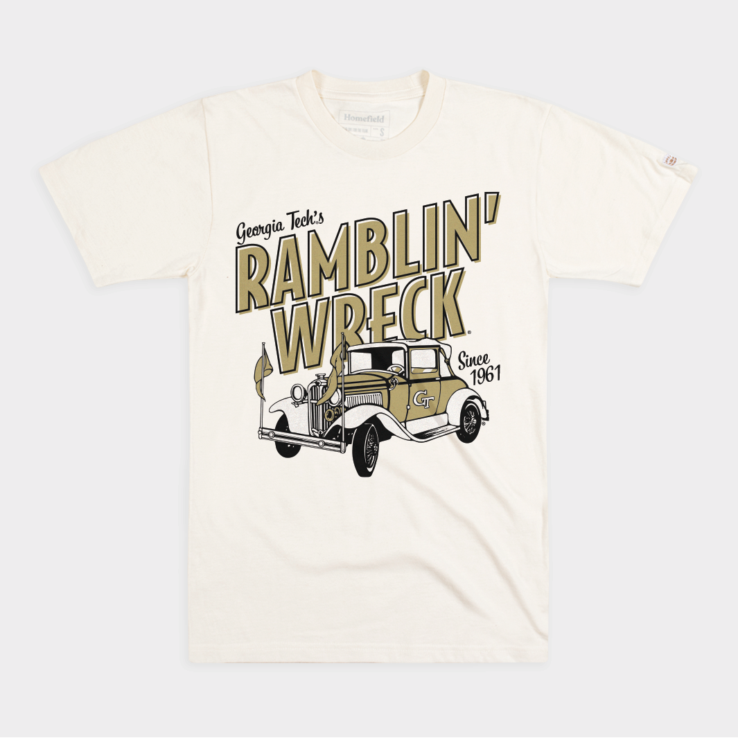 Show Your Georgia Tech Pride with the Ramblin' Wreck Vintage Tee