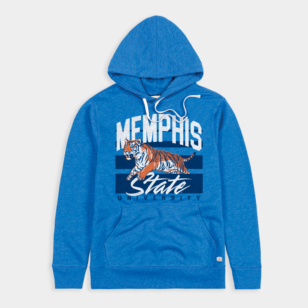 1990s Vintage Memphis State Tigers Hoodie - A Must-Have for Tigers Fans!