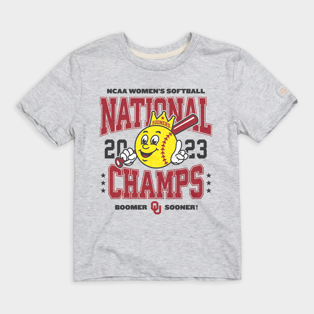 Celebrate Oklahoma 2023 Softball WCWS Champions - Youth Tee