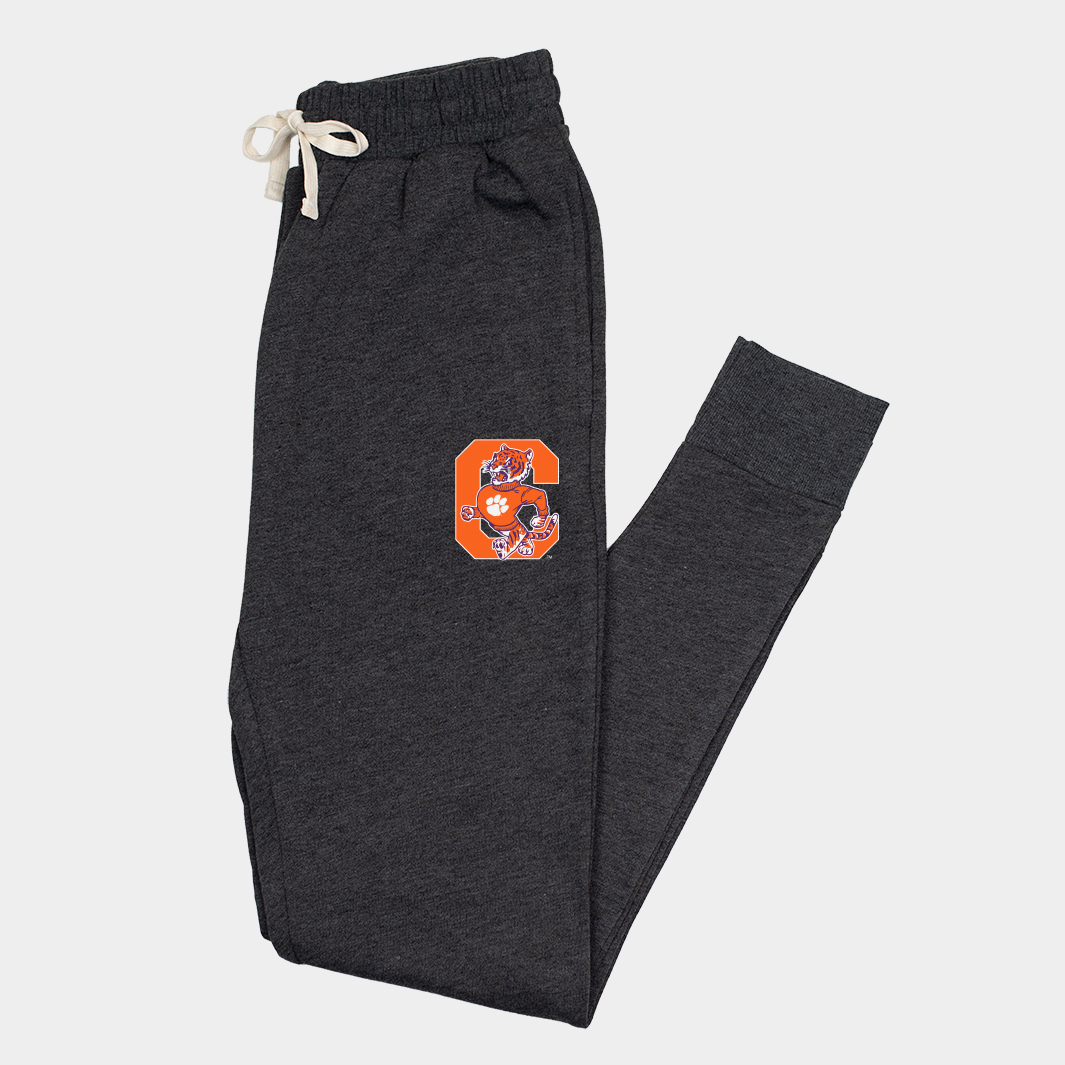 Clemson Vintage Tiger Strutting Joggers - A Must-Have for Fans