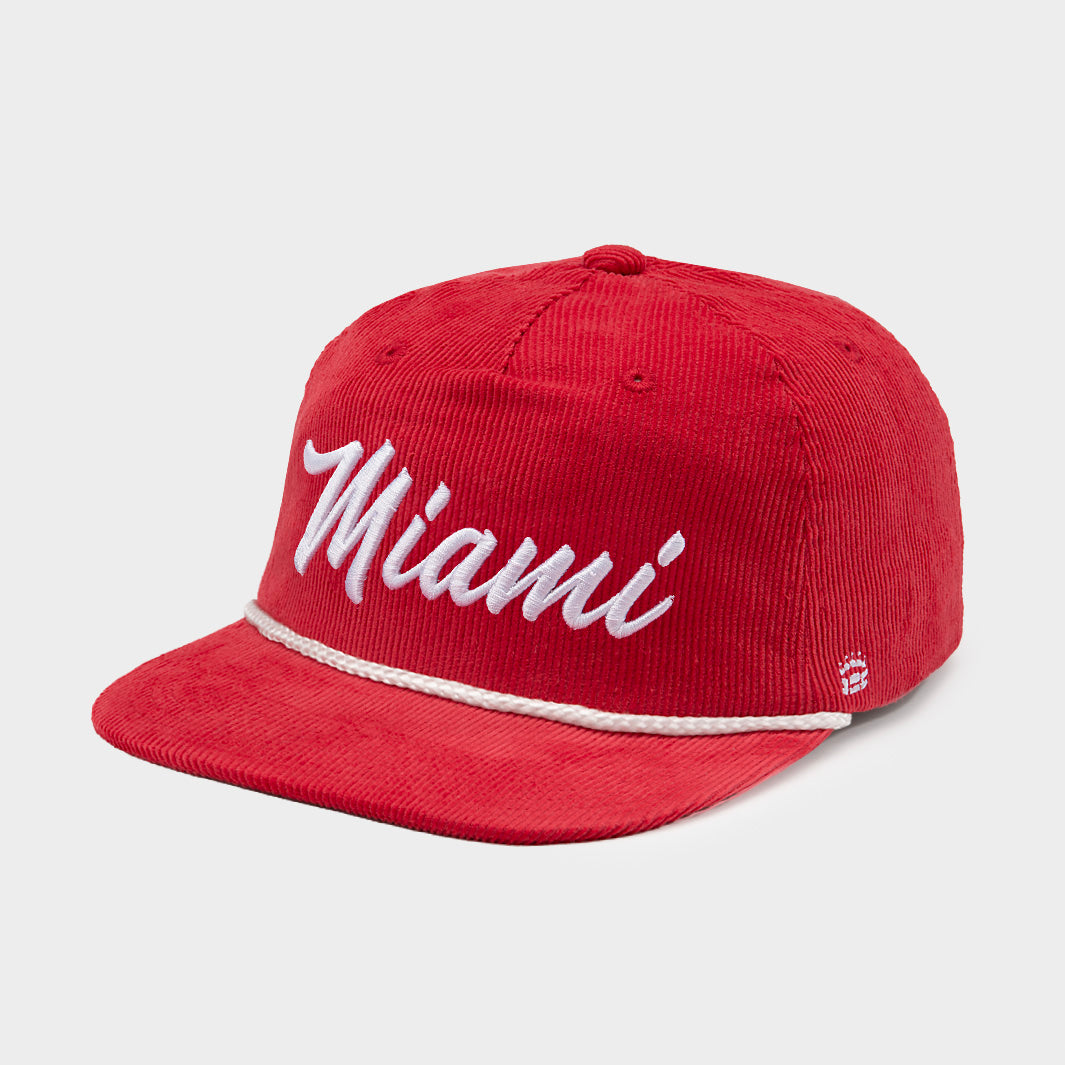 Vintage-Inspired Miami RedHawks Corduroy Dad Hat - A Must-Have Accessory