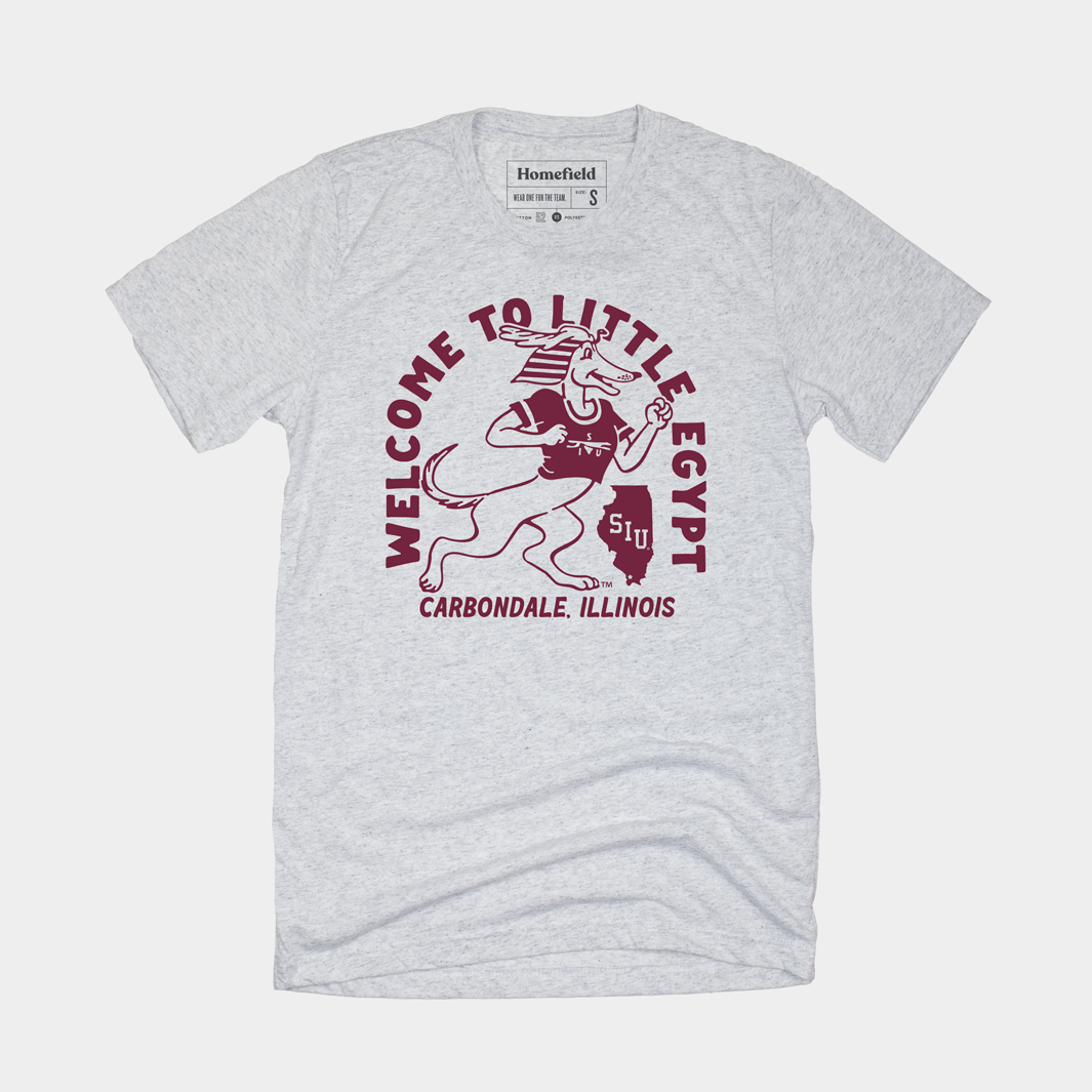 Vintage SIU 'Welcome to Little Egypt' Graphic Tee - A Tribute to Illinois' Rich Heritage