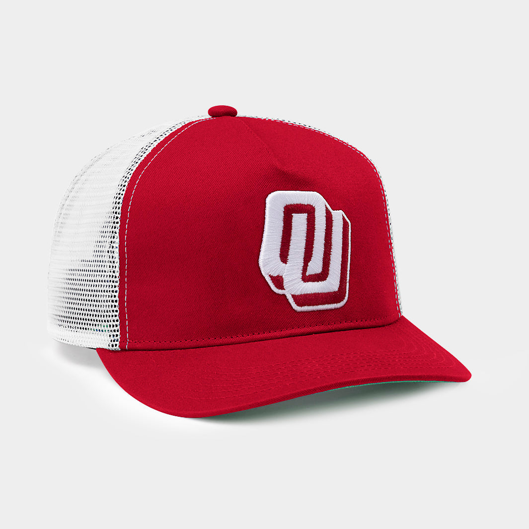 Relive the Glory: Oklahoma OU Disco Logo Trucker Hat