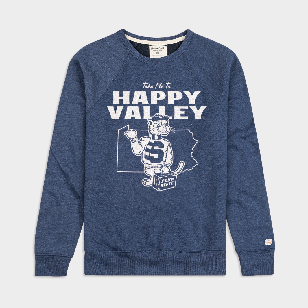 Penn State Vintage Happy Valley Crewneck - Celebrate in Style