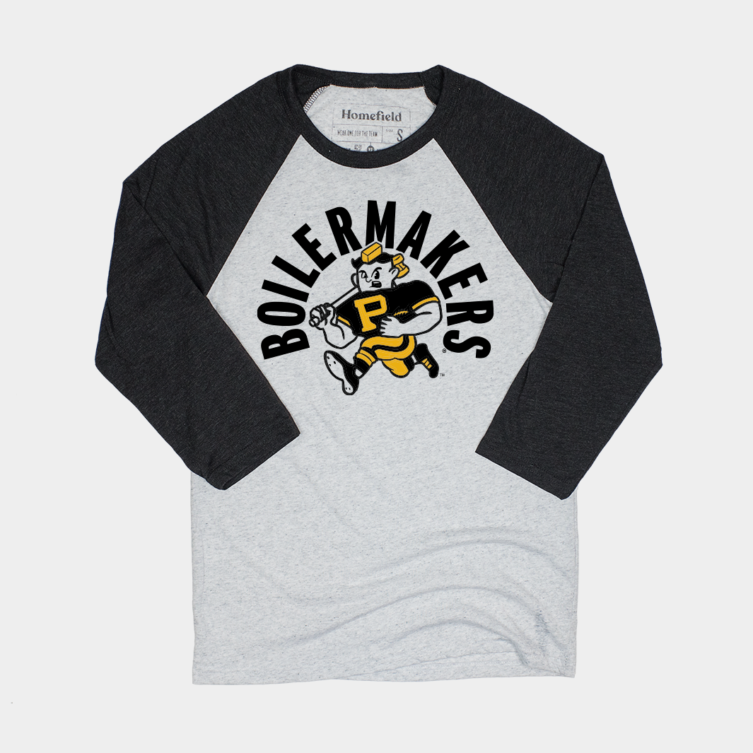 Purdue Football: Vintage Glory Baseball Tee
