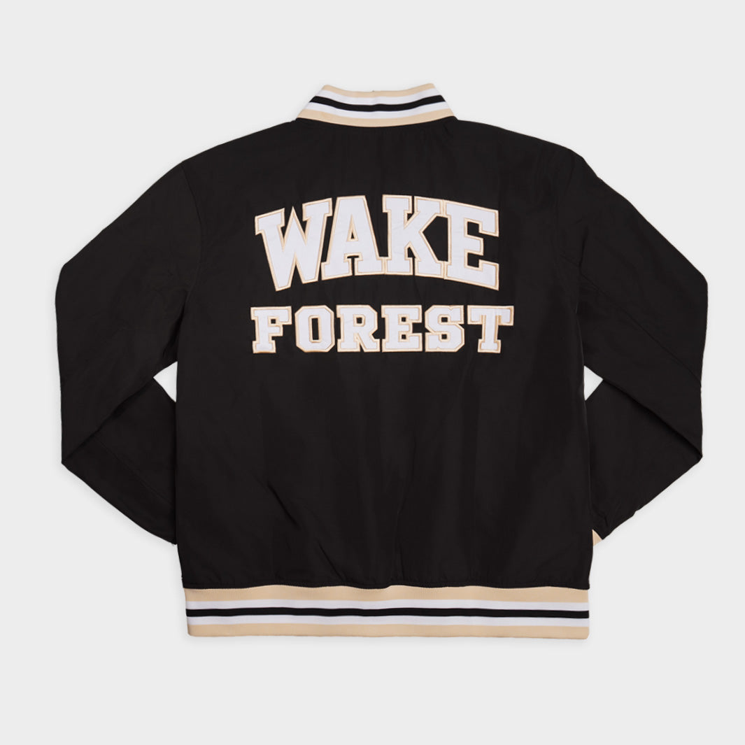 Relive the Glory: Wake Forest Demon Deacons 1990s Basketball Bomber Jacket