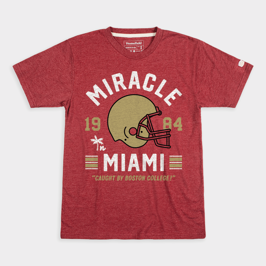 Relive the 1984 Miami Miracle with This Vintage BC Football Tee