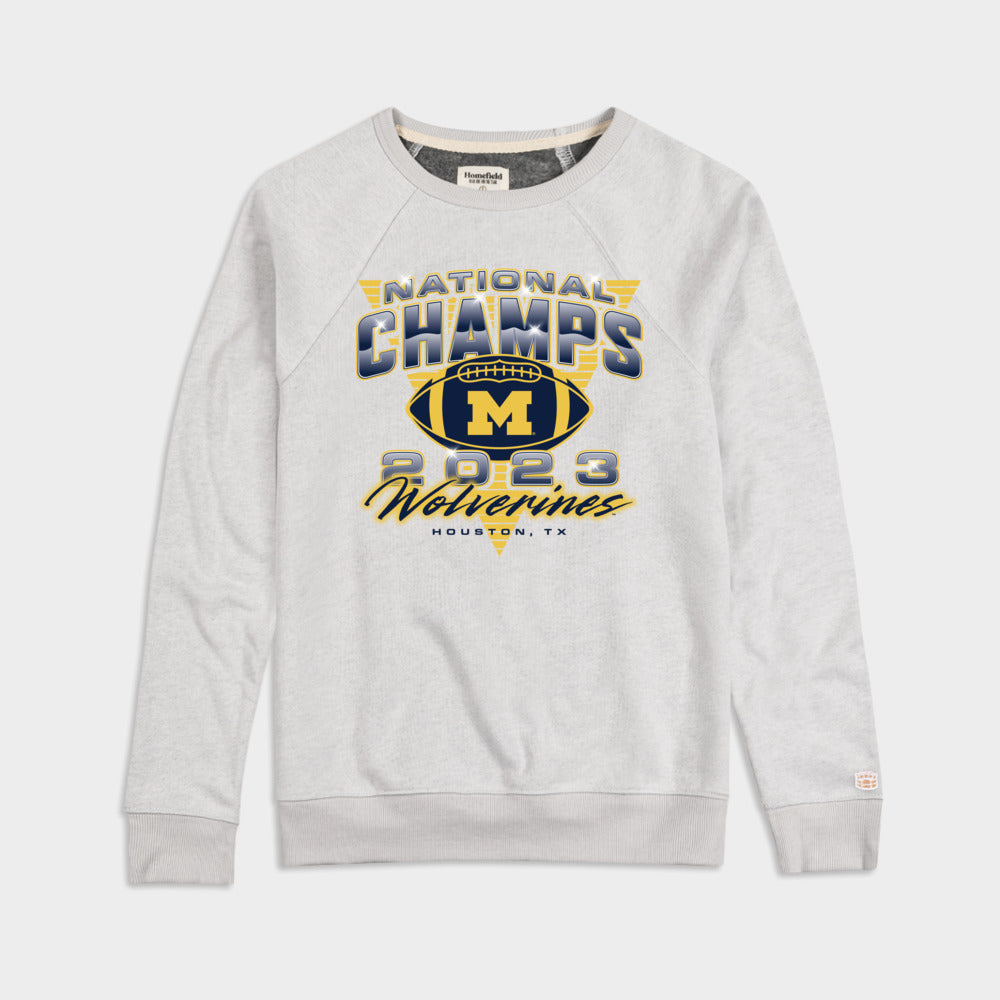 Celebrate Michigan's 2023 Football National Championship with This Crewneck!