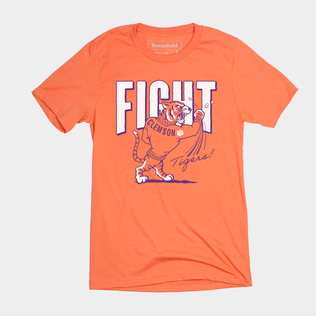 Go Tigers! Fight Clemson Tigers Tee