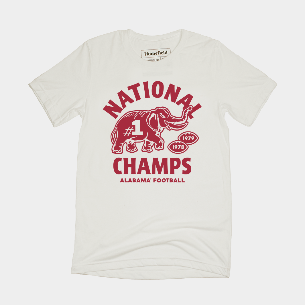 Celebrate Alabama Football's 1978 & 1979 Championship Glory with This Tee!