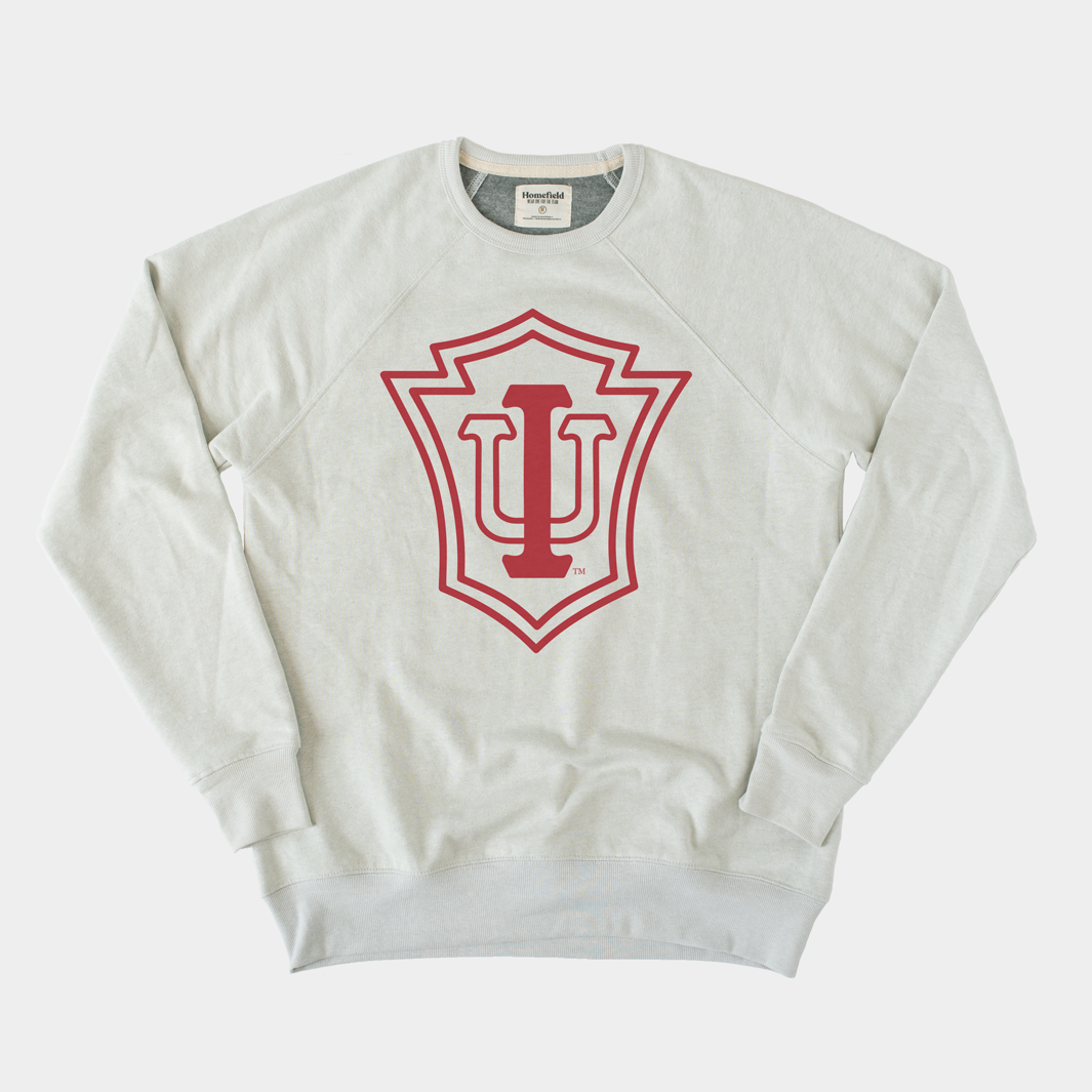 1910 IU Crest Embroidered Sweatshirt