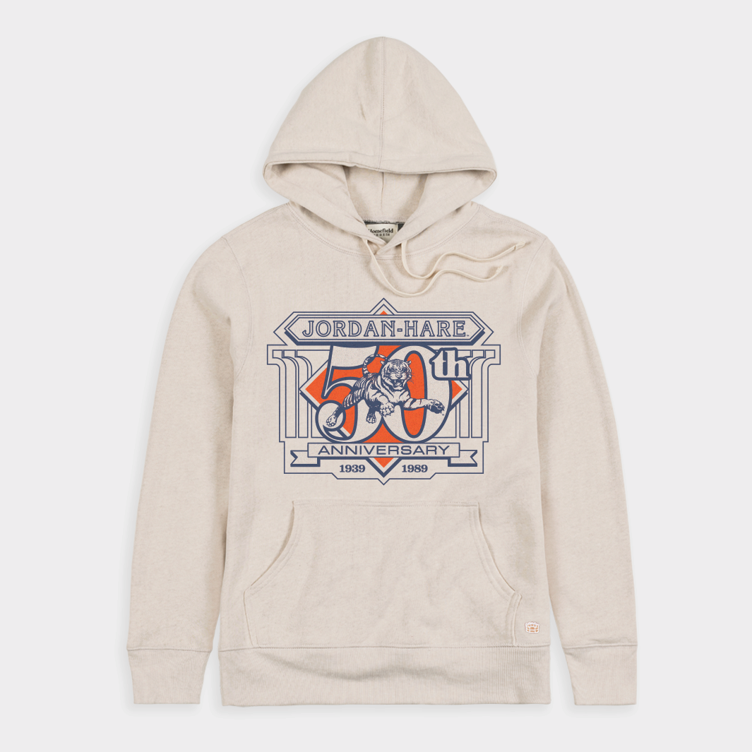 Celebrate Auburn's Glory with Vintage Jordan-Hare 50th Anniversary Logo Hoodie