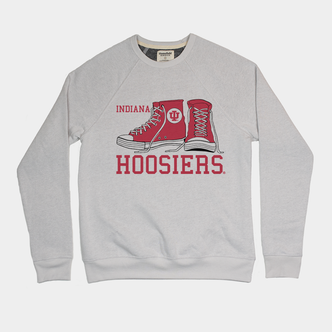 IU Vintage Sneakers-Inspired Crewneck Sweatshirt
