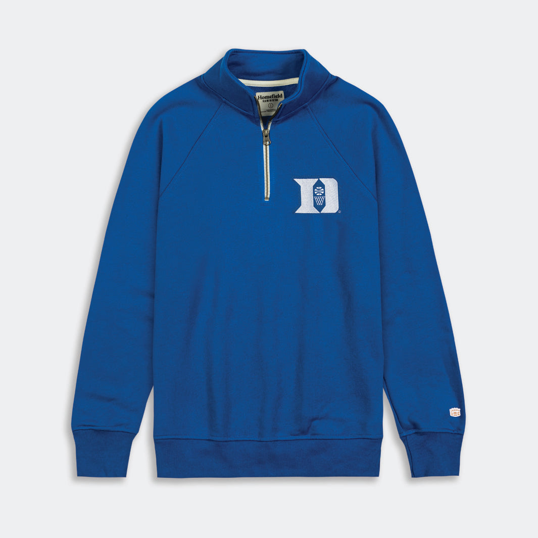 Duke University's Iconic Basketball Logo Quarter Zip
