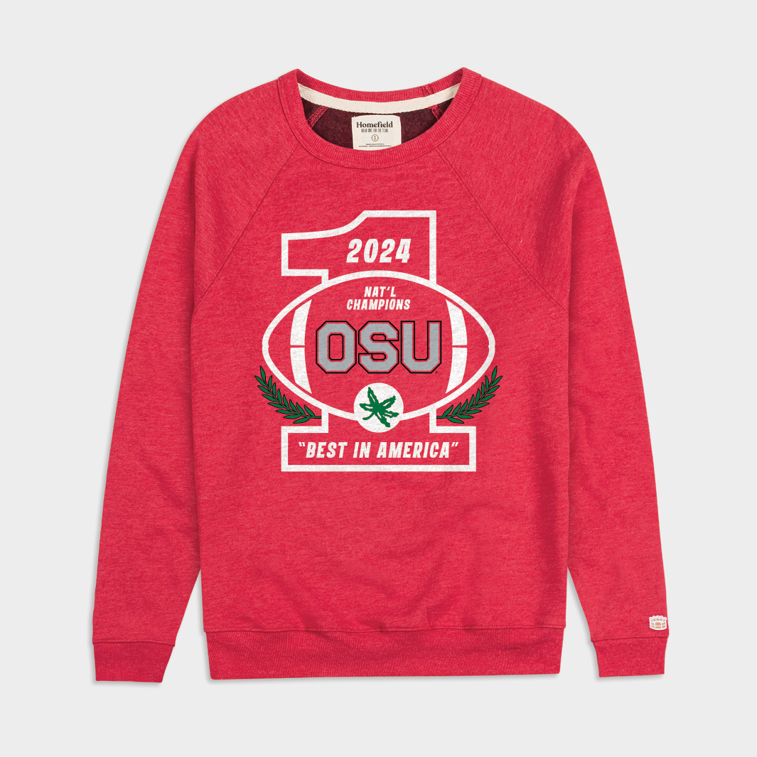 Celebrate Ohio State's 2024 CFP National Championship with This Stunning Crewneck