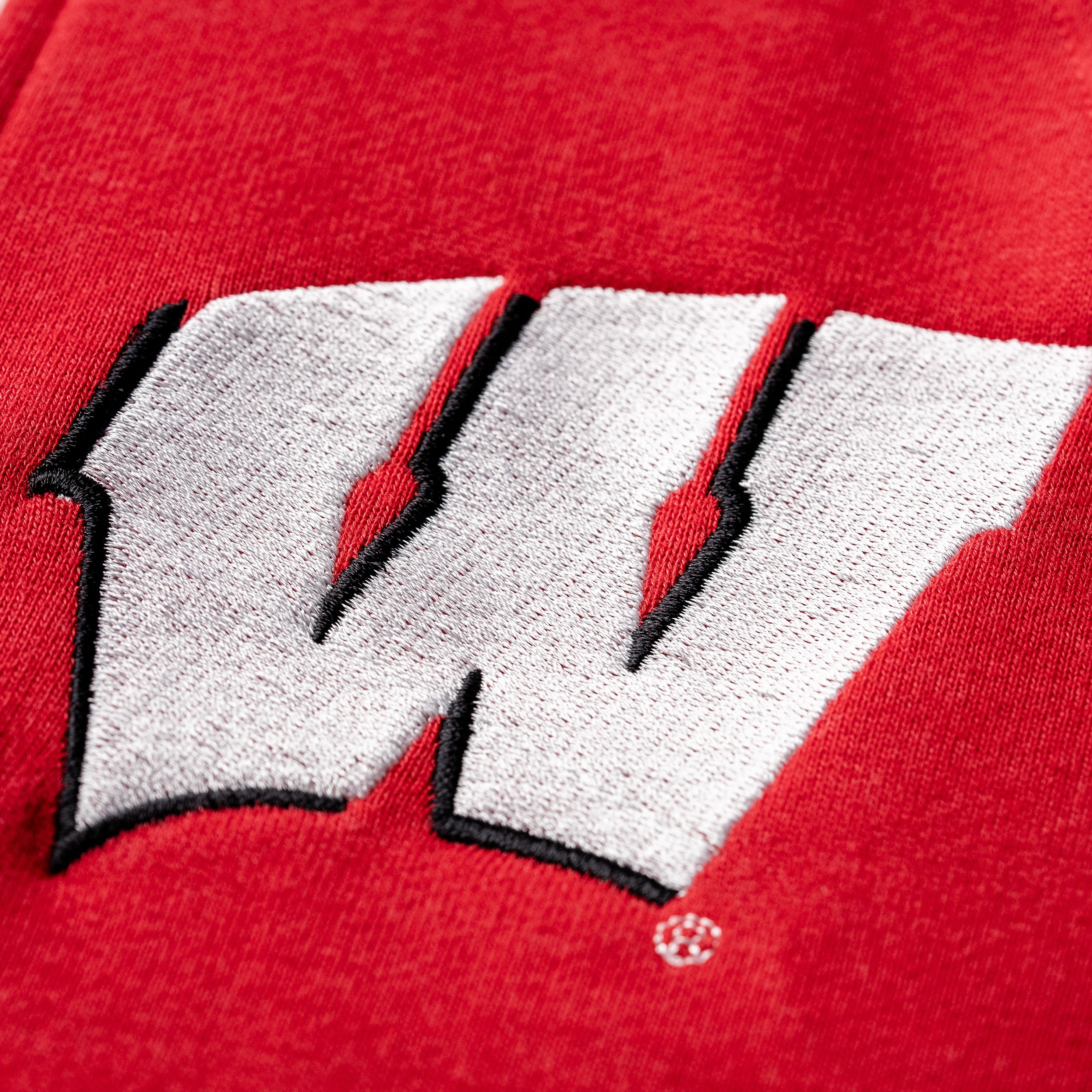 Wisconsin's Timeless Classic: Quarter Zip with Iconic Logo