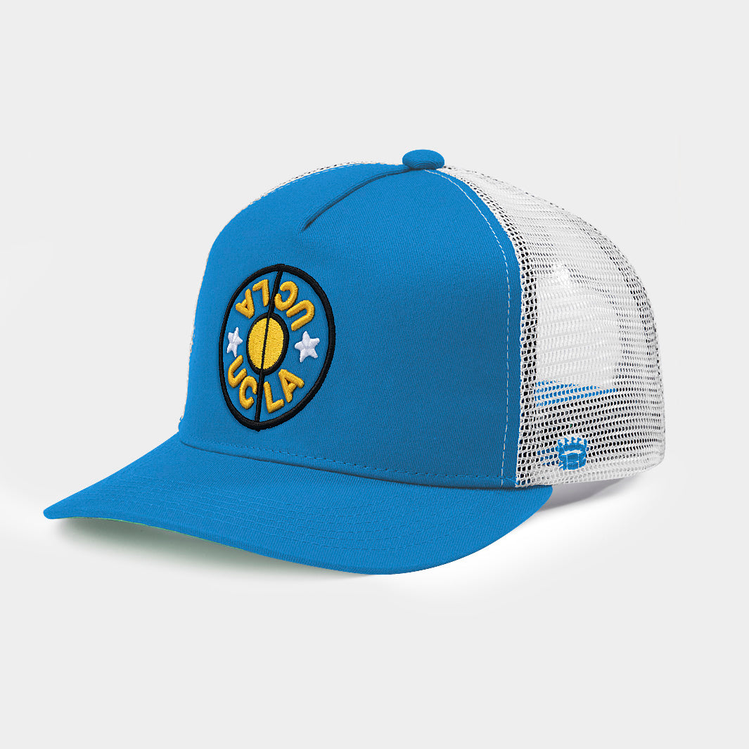 Show Your Bruins Pride with This Iconic Basketball Trucker Hat