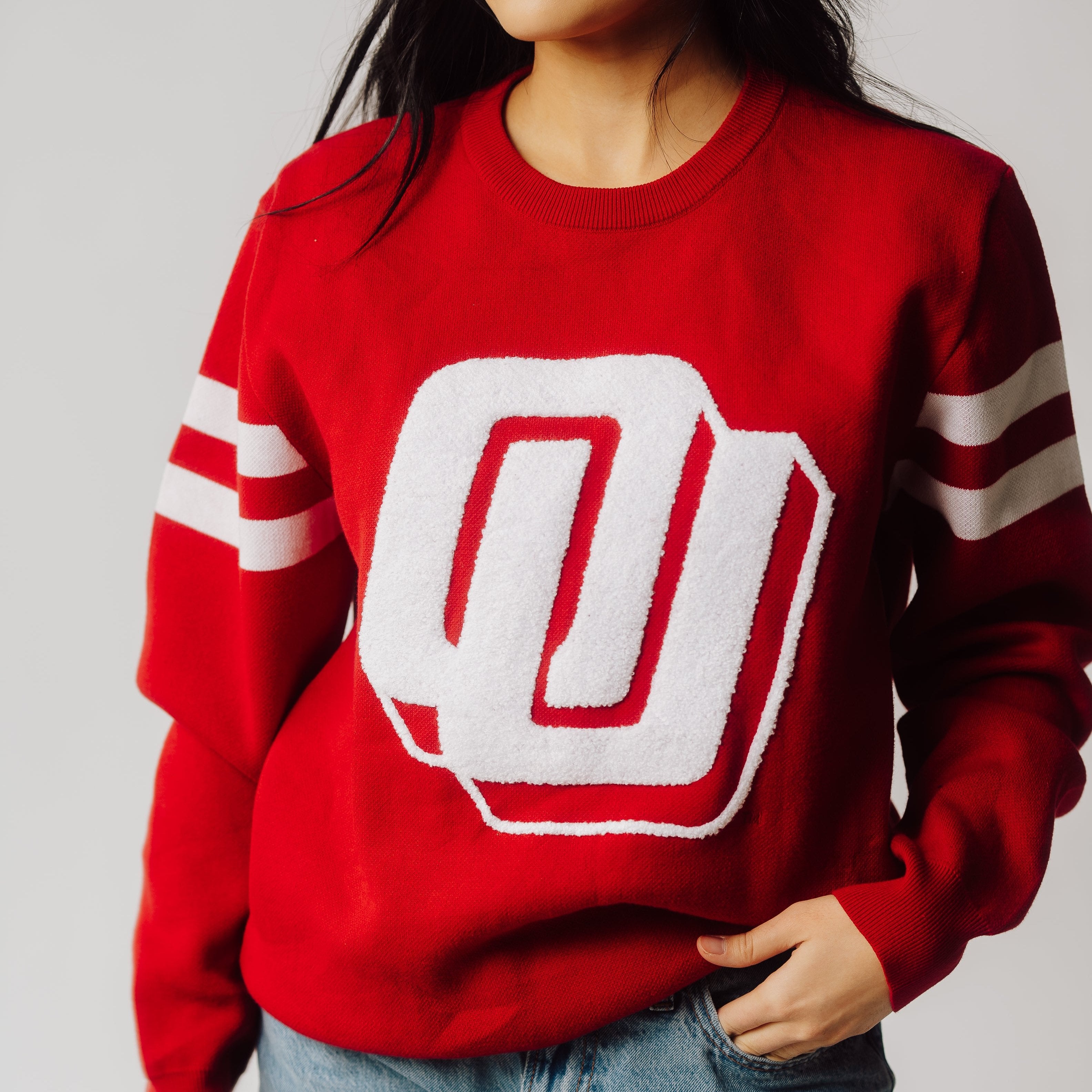 Relive the Glory: Oklahoma Sooners Disco OU Knit Sweater