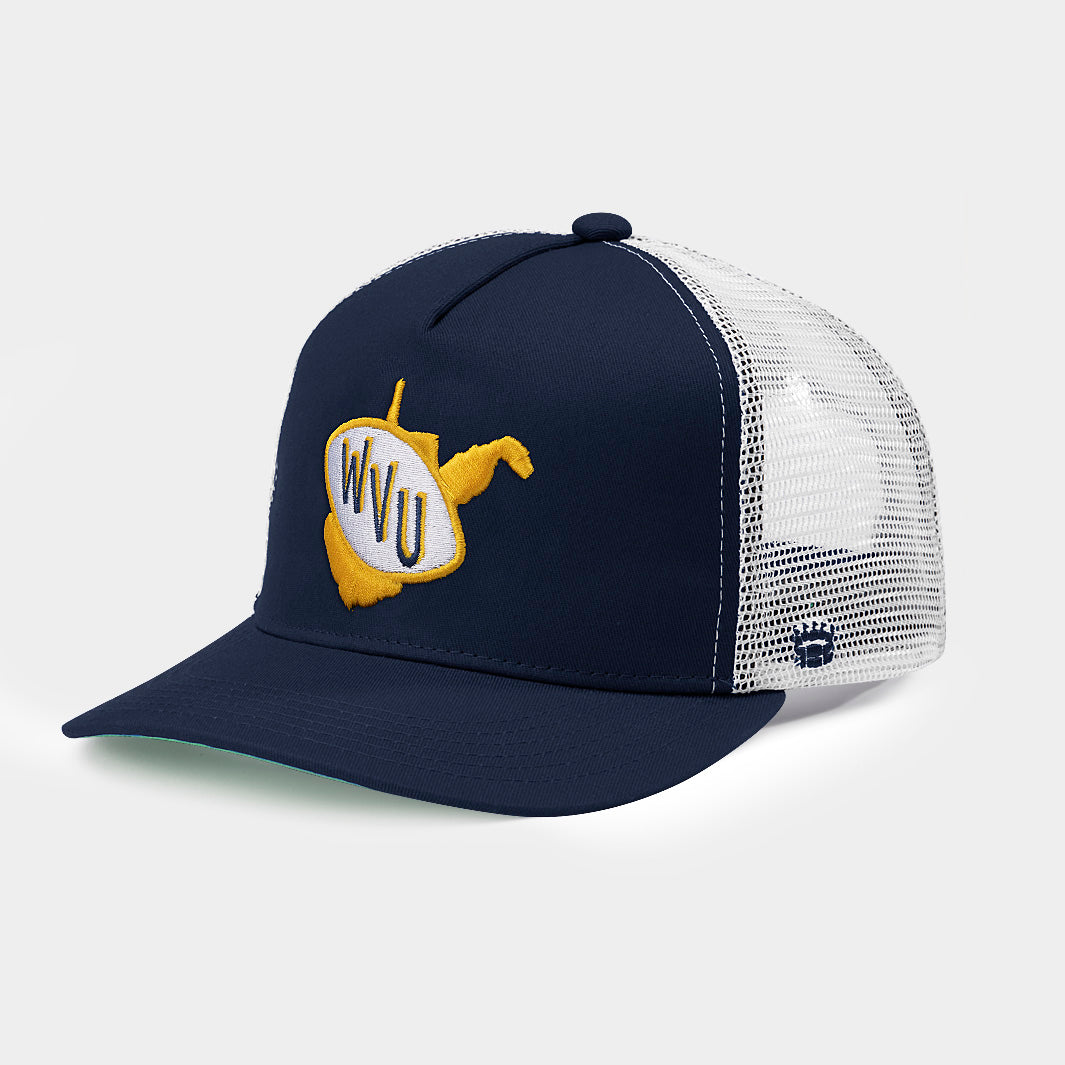 Show Your Love for West Virginia Mountaineers Football with This Vintage Trucker Hat
