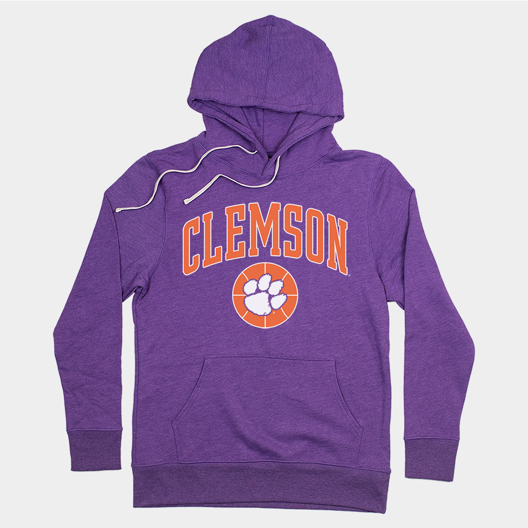 Show Your Clemson Pride with the Basketball Tiger Paw Hoodie