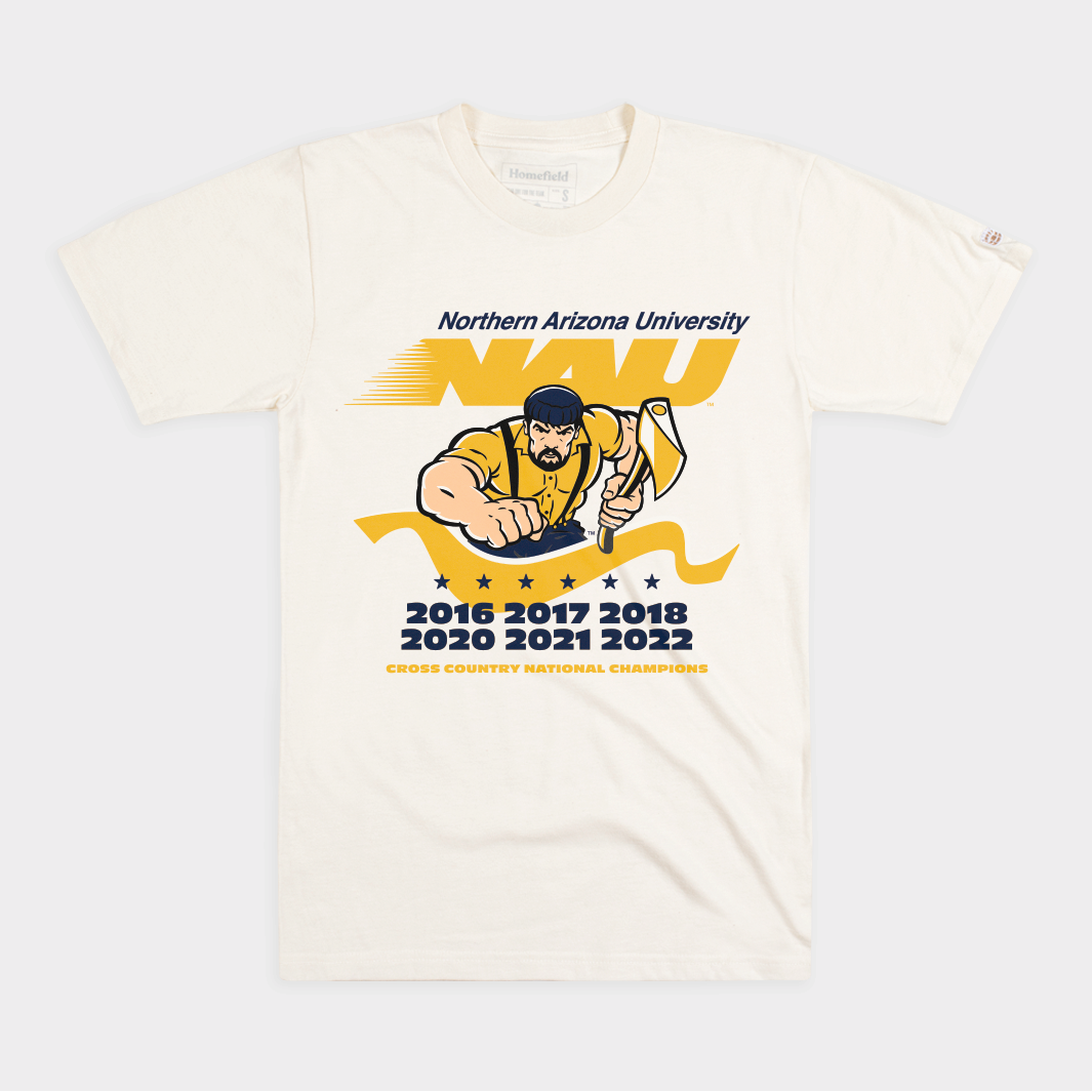 Show Your Pride with the Northern Arizona Lumberjacks Cross Country Champs Tee