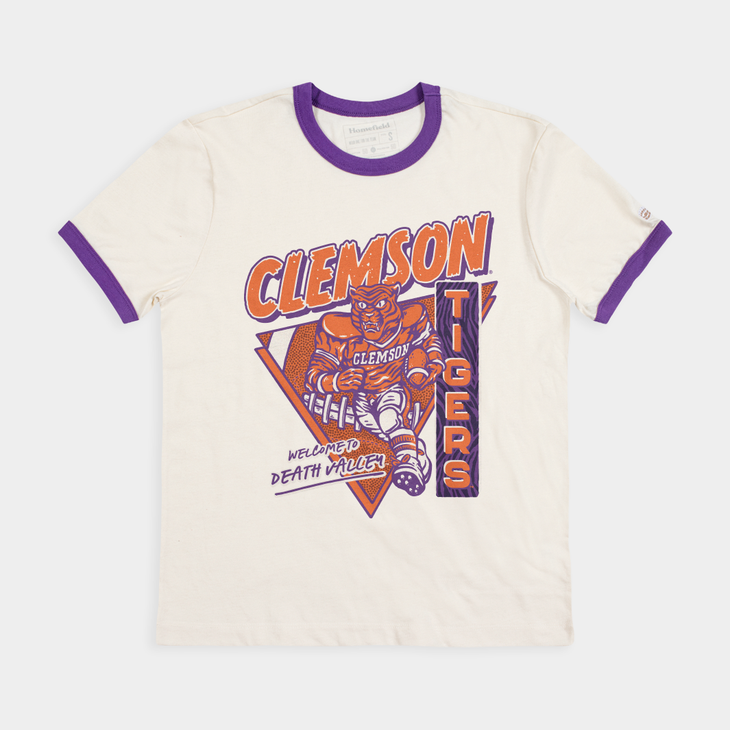 Revive the 90s! Grab Your Clemson Tigers Vintage Ringer Tee