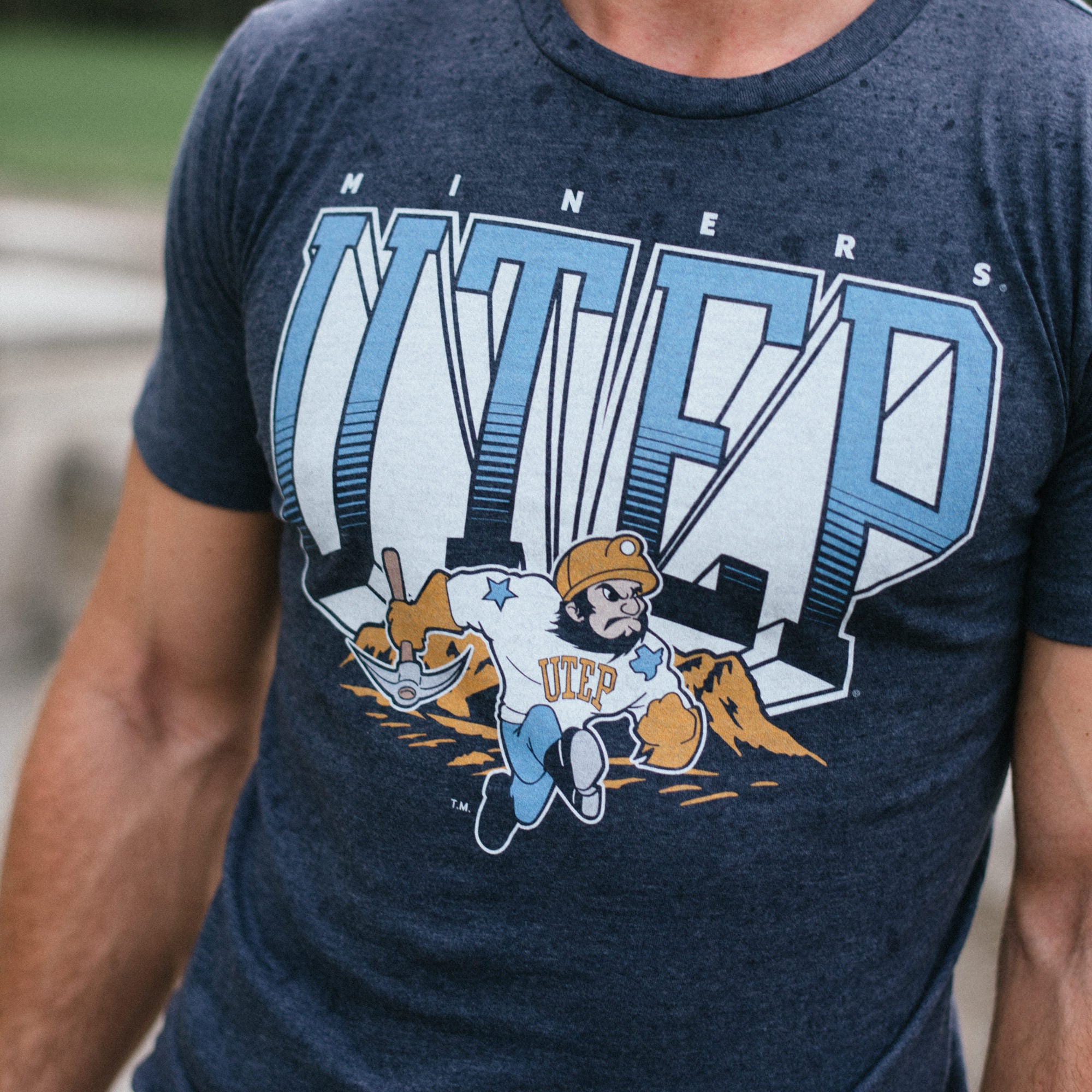 Vintage UTEP Miners Paydirt Pete Tee from the 90s