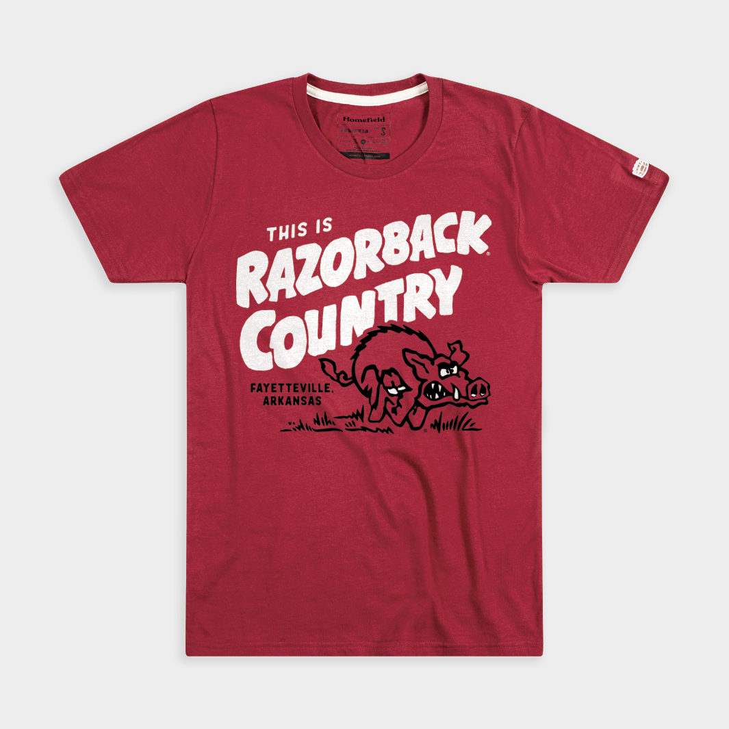Arkansas Razorback Country Vintage-Inspired Tee