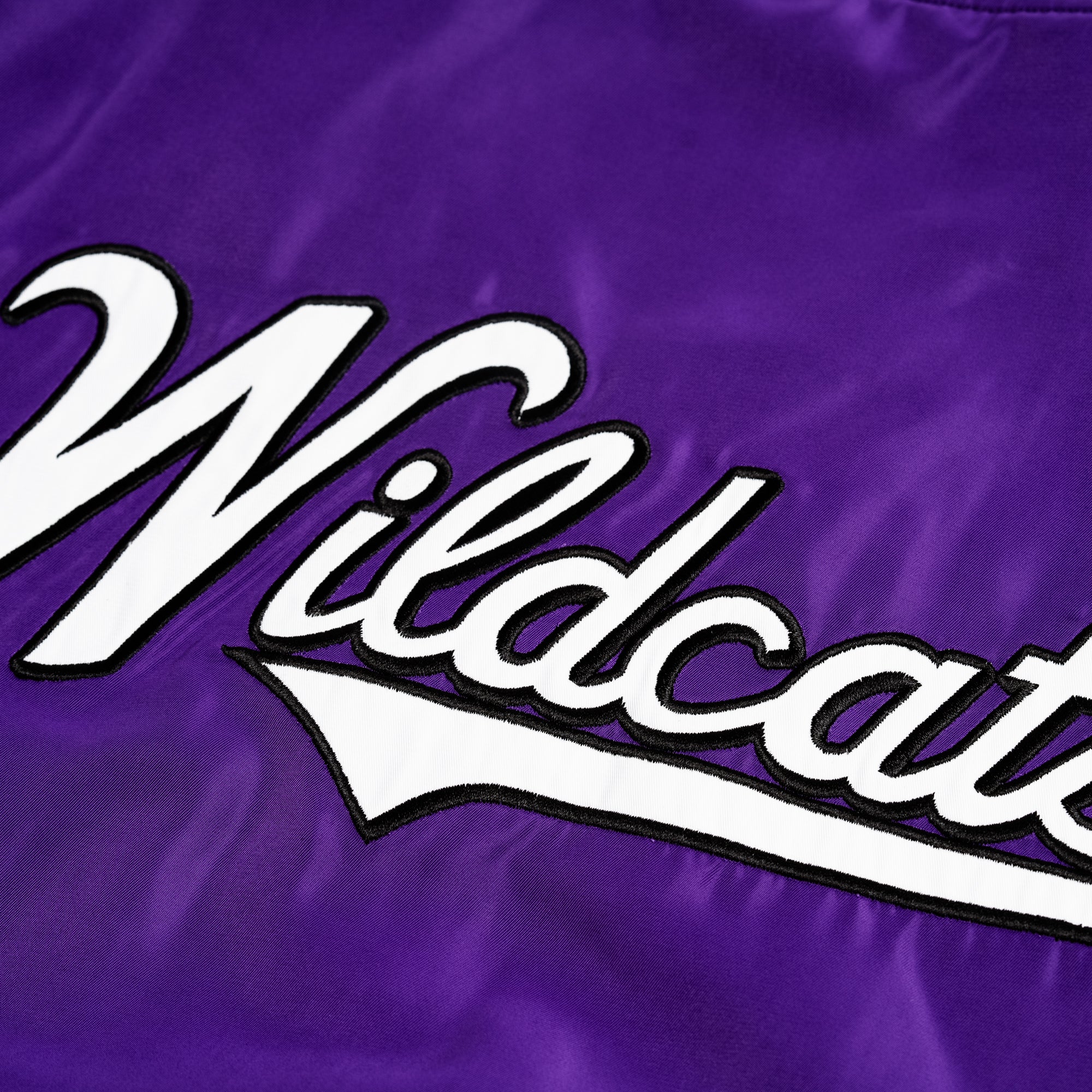 Show Your Wildcat Pride with the Northwestern Vintage Script Bomber Jacket