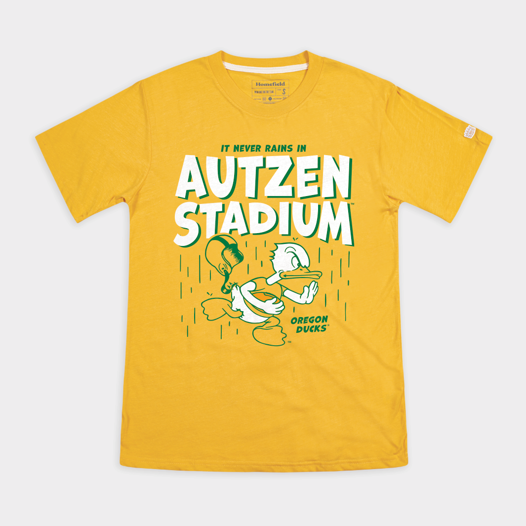 Oregon's Autzen Stadium: Rain-Free Game Day Tee