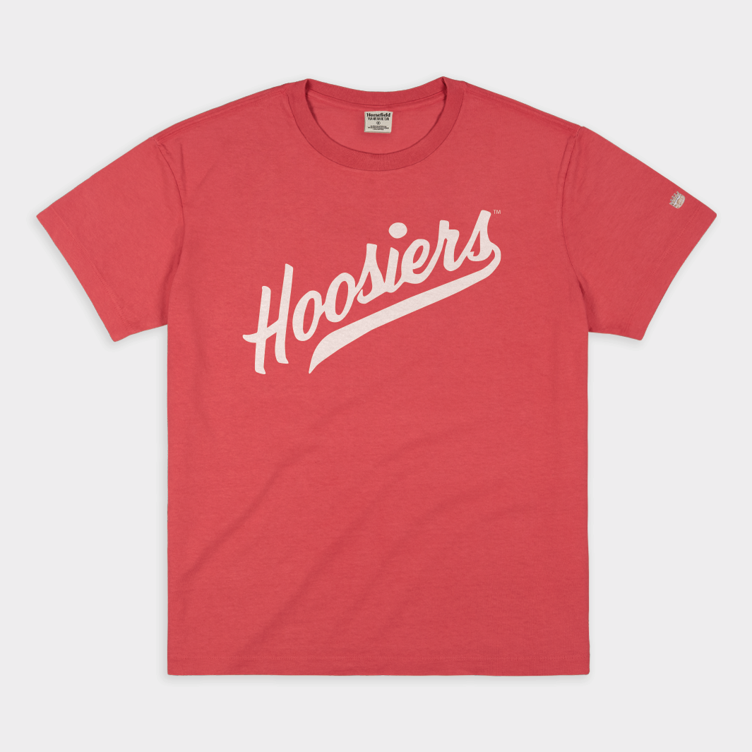 Vintage Hoosiers 1971 - 72 Warm-up Heavyweight Tee - A Piece of Basketball History
