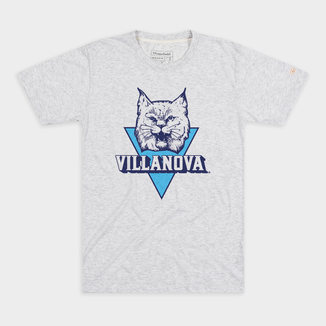 Show Your Love for the Wildcats with This Retro Villanova Mascot Logo Tee