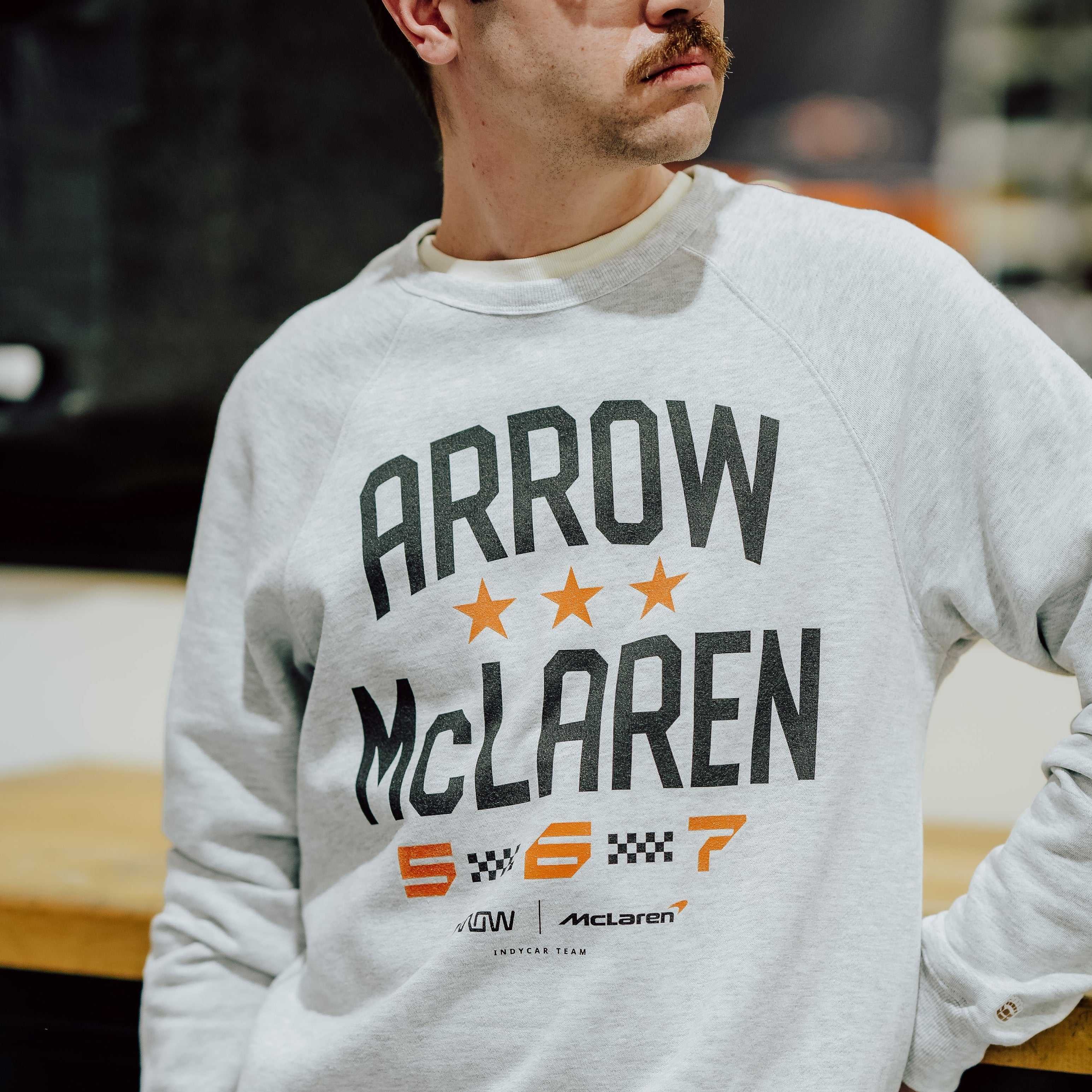 2024 Arrow McLaren Driver Numbers Crewneck - Race to Style!